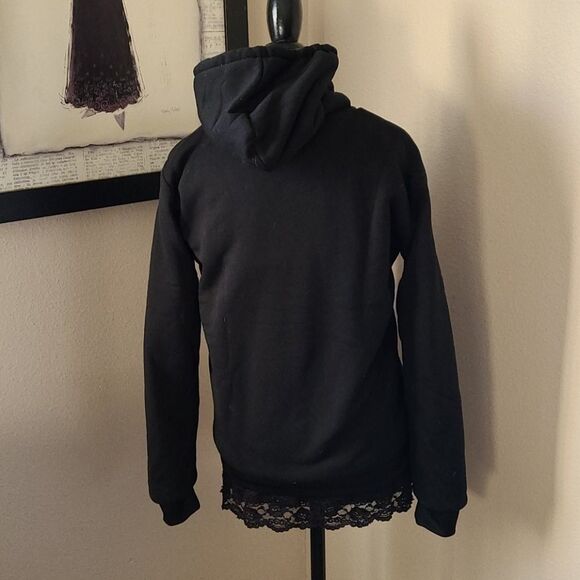 - Be a Fashion Icon with our Streetware Zip up Hoodie Big Apple Sequins - Picture 5 of 9